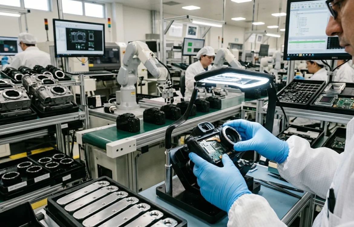 camera body manufacturing process​