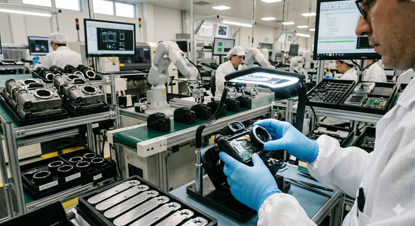 camera body manufacturing process​